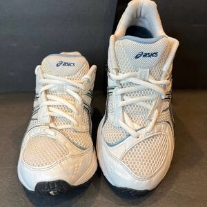 Asics Shoes Womens 5 Gel-Kayano 15 Running Sneakers White Low Top Athletic T950N